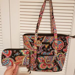 Vera Bradley Villager and Accordion Wallet